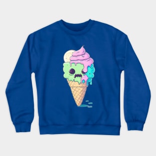 Zombie Icecream Crewneck Sweatshirt